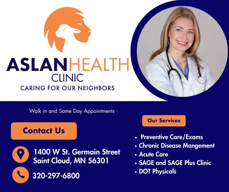 Aslan Health provider caring for patient during fall season in St. Cloud, MN